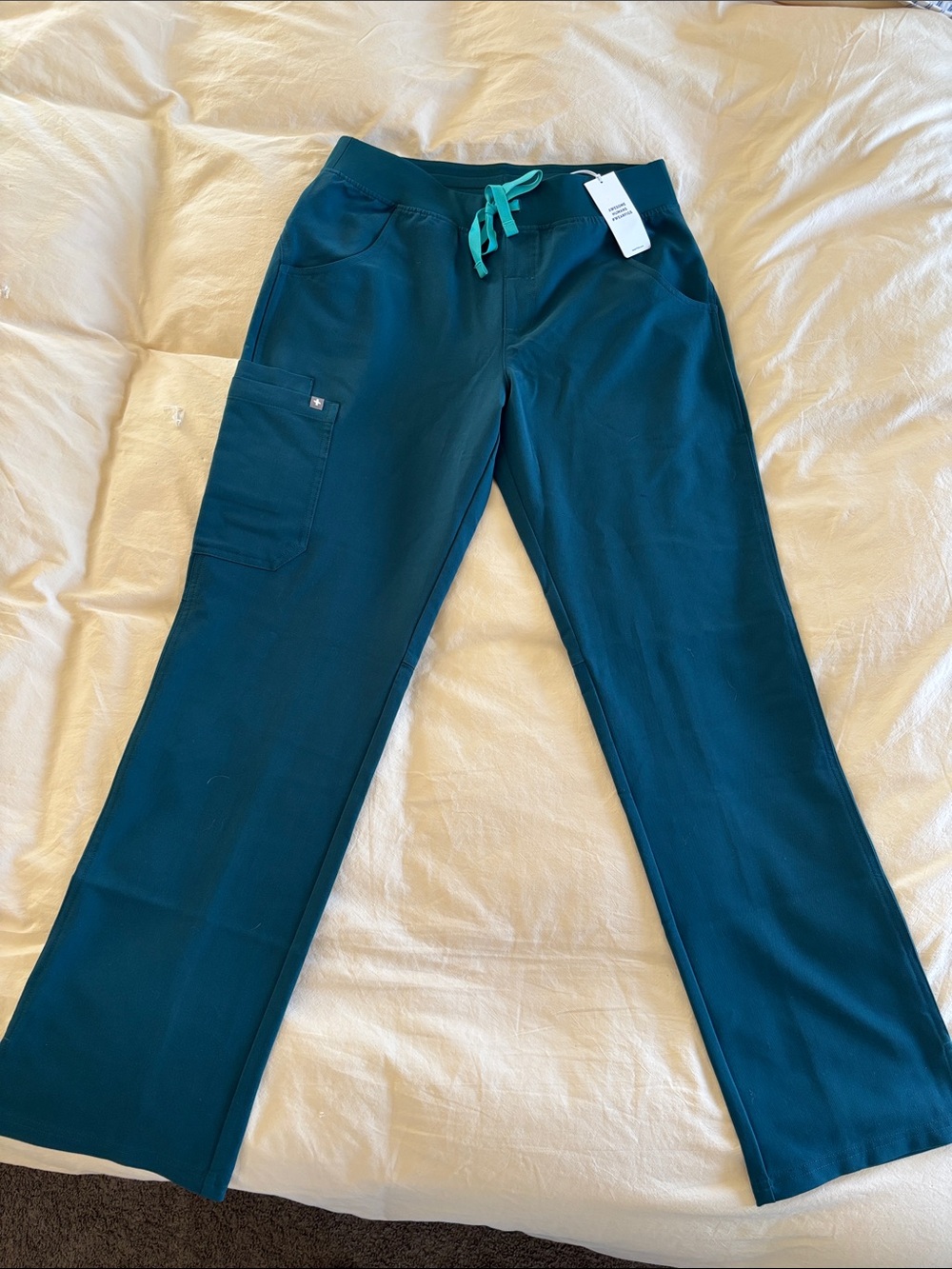 Figs Women’s Teal Drawstring Scrub Pants